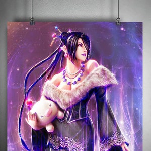 Lulu Final Fantasy X- Limited Edition Fine Art Print -FFX Poster