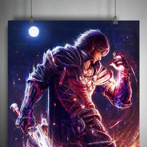 Final Fantasy XVI Clive- Limited Edition Fine Art Print -FFXVI Poster -FF16