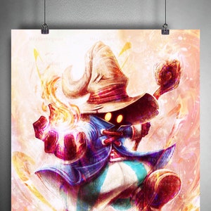 Vivi Final Fantasy IX - Limited Edition Fine Art Print -FF9 poster