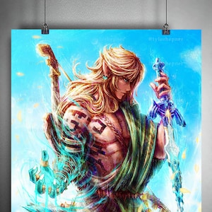 Link (TOTK)  - Limited Edition Fine Art Print - Link Poster- Zelda Poster