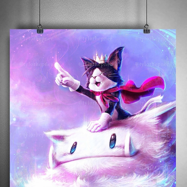 Cait Sith Final Fantasy VII Remake - Limited Edition Fine Art Print