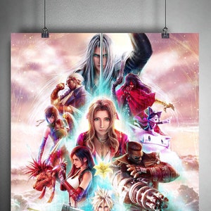 Final Fantasy VII Remake - Limited Edition Fine Art Print -FF7 Poster- FF7 Rebirth Final Fantasy VII Remake - Limited Edition Fine Art Print -FF7 Poster- FF7 Rebirth