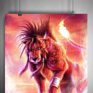 Red XIII Final Fantasy VII Remake - Limited Edition Fine Art Print