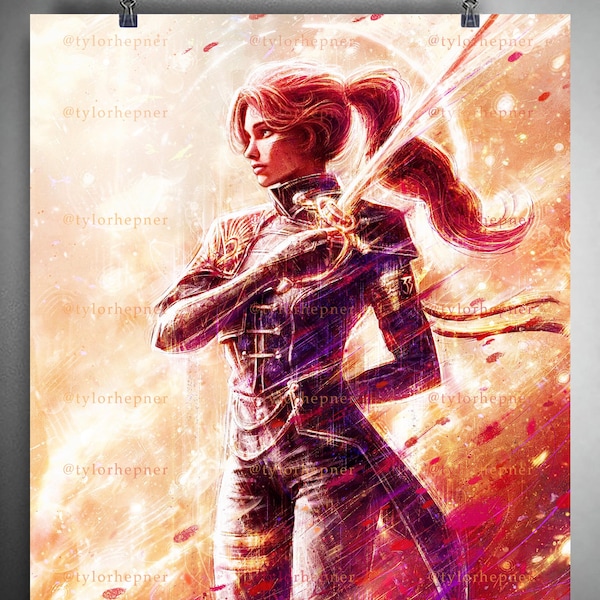 Maelle- Limited Edition Fine Art Print- Expedition 33