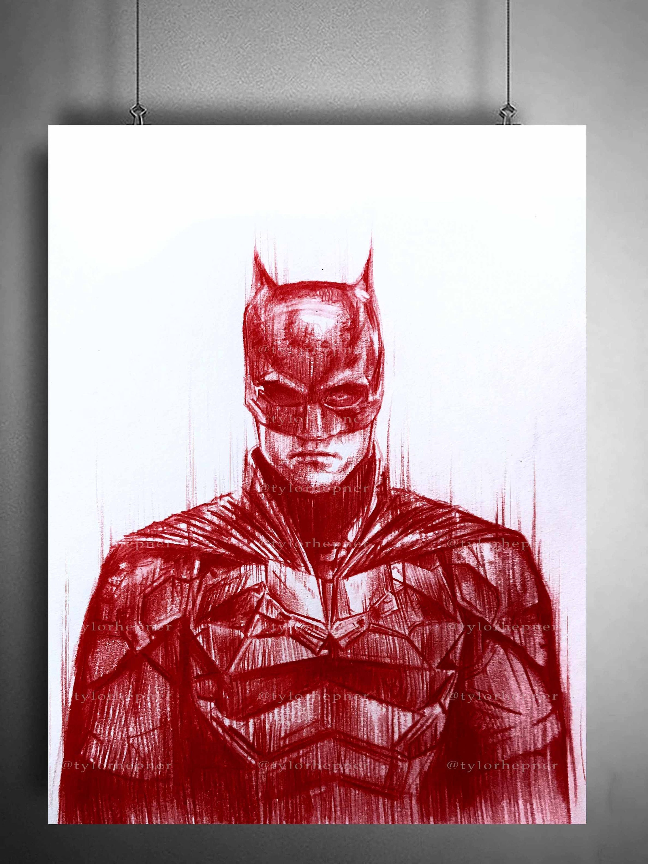 Batman Drawing by Ca Lister | Saatchi Art