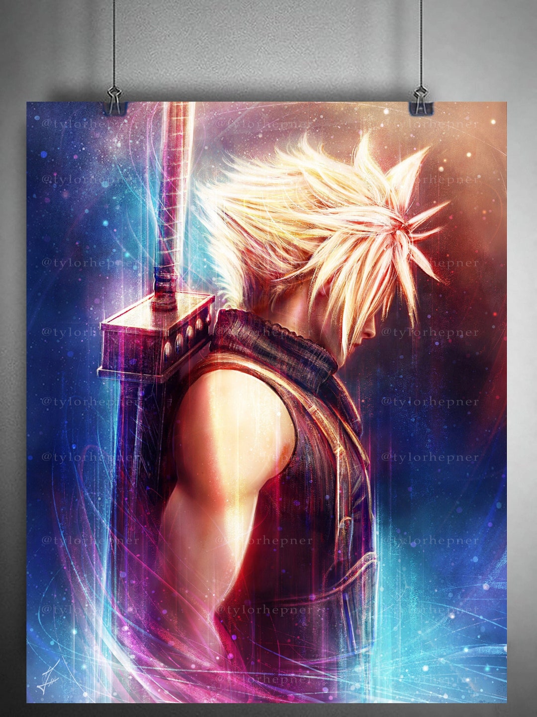 FINAL FANTASY VII REBIRTH WALL SCROLL