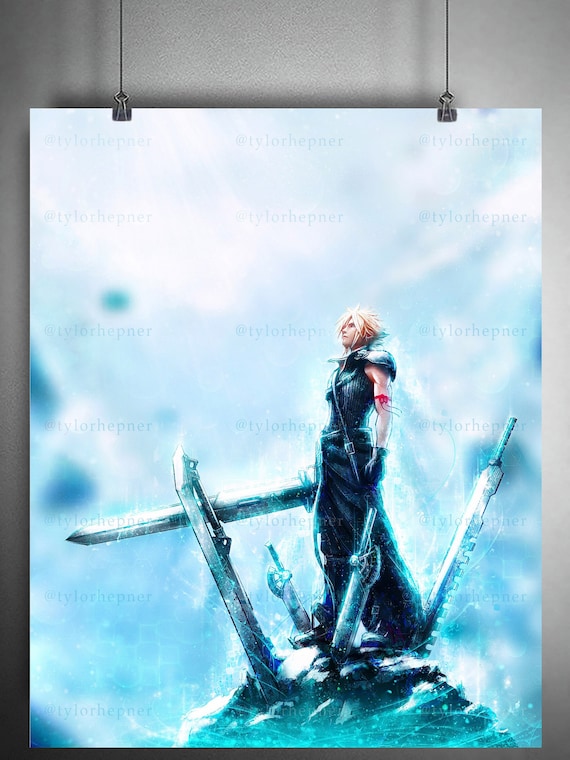 027 FINAL FANTASY VII ADVENT CHILDREN COMPLETE 販促用告知B2
