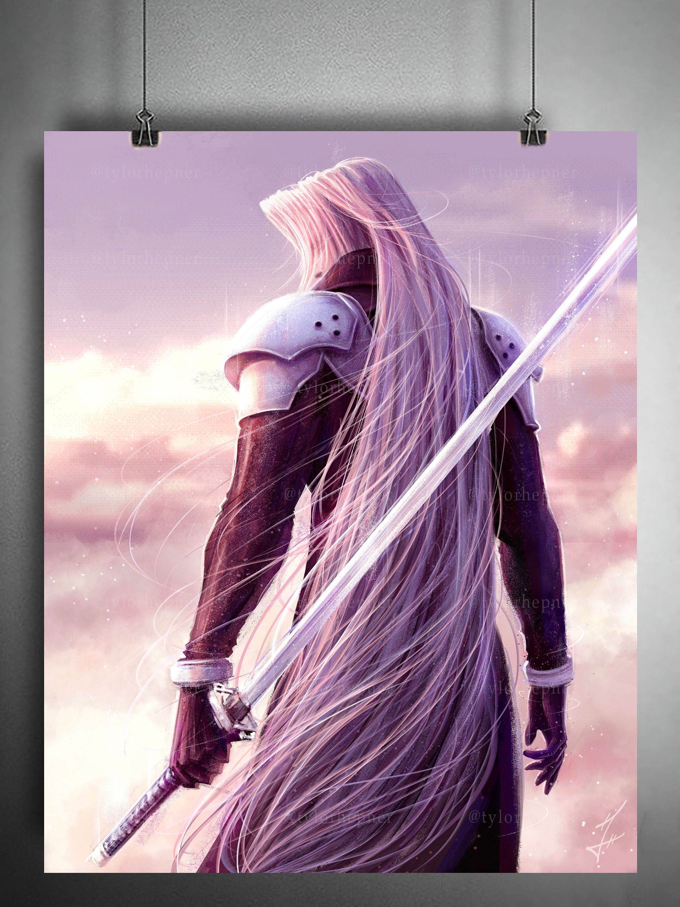 Sephiroth- Limited Edition Fine Art Print- FF7 Poster - Etsy