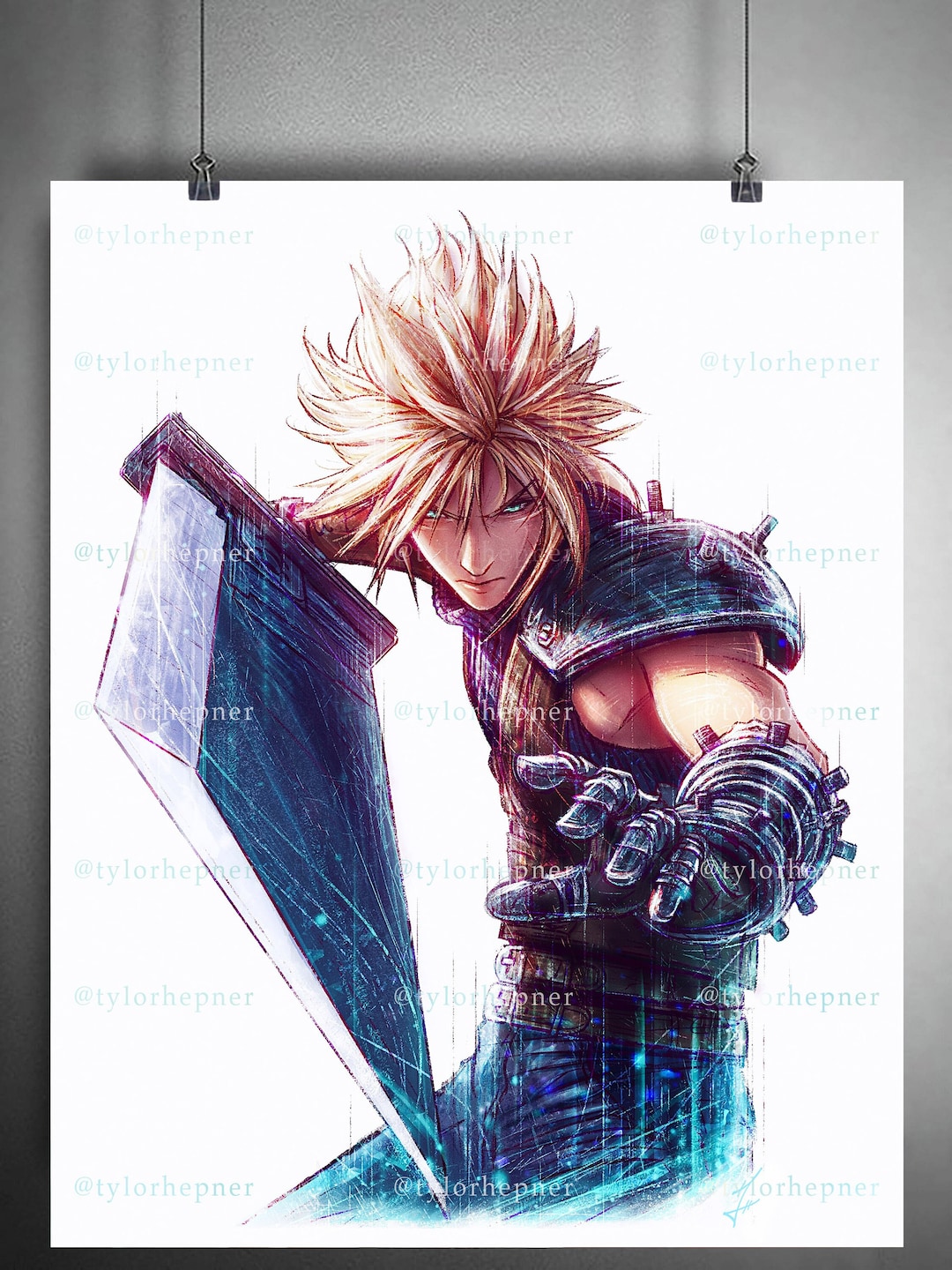 クラウド ファイナルファンタジー VII - 限定版ファインアート