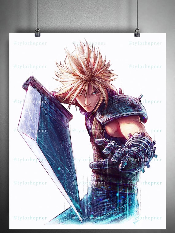 ファイナルファンタジー7　販促ポスター Amazon｜CGC 巨大ポスター - ファイナルファンタジーVII