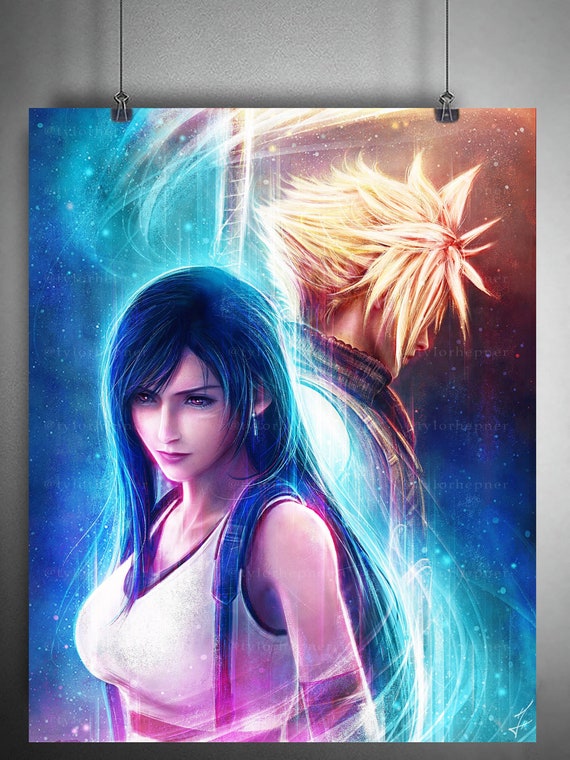 Final Fantasy VII Remake Limited Edition Fine Art Print FF7 Poster FF7  Rebirth 