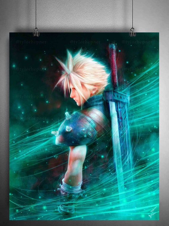 Final Fantasy VII Remake Limited Edition Fine Art Print FF7 Poster FF7  Rebirth 