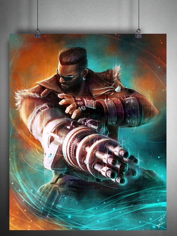 Final Fantasy VII Remake Limited Edition Fine Art Print FF7 Poster