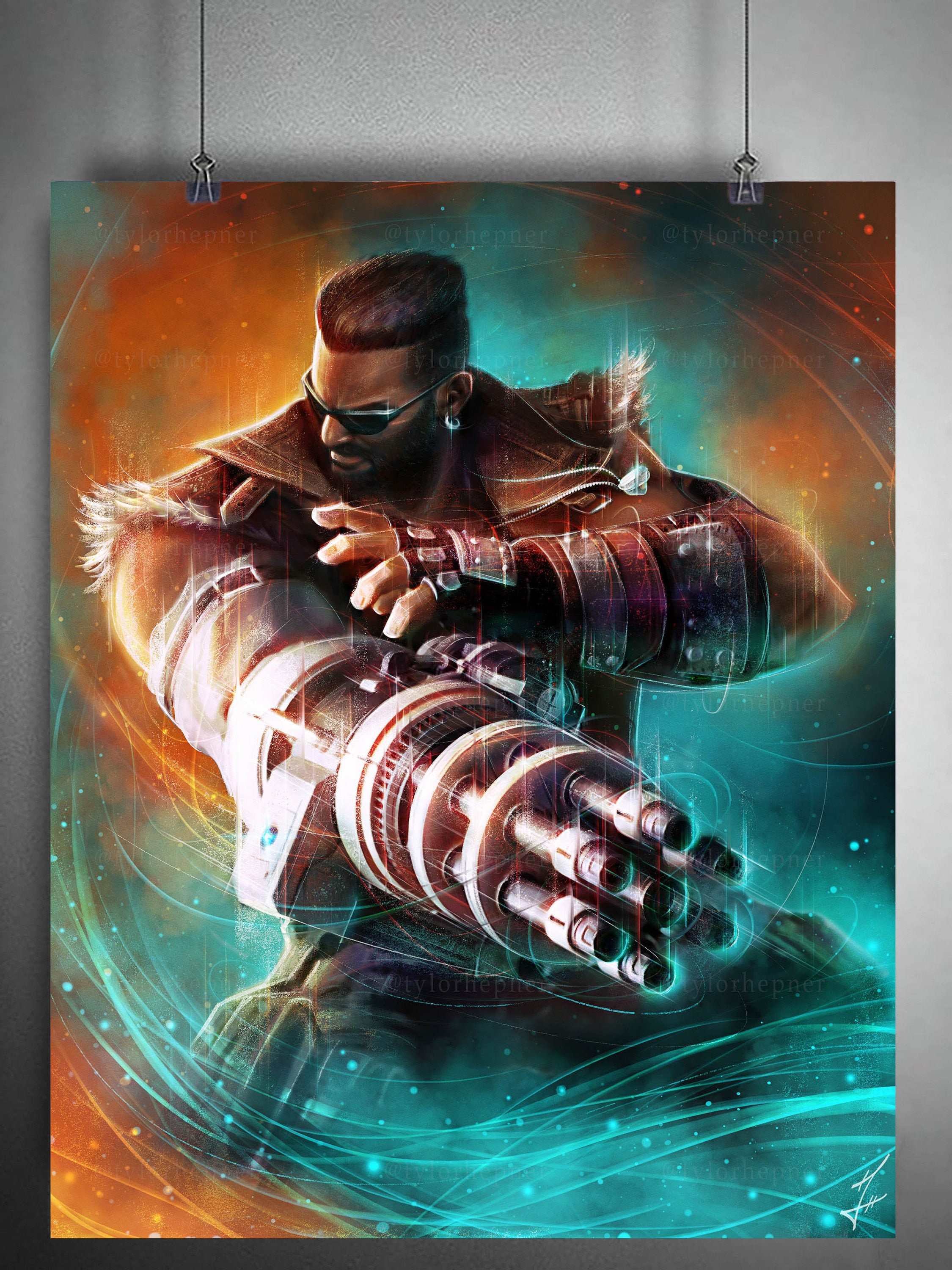 Final Fantasy Barret - Etsy