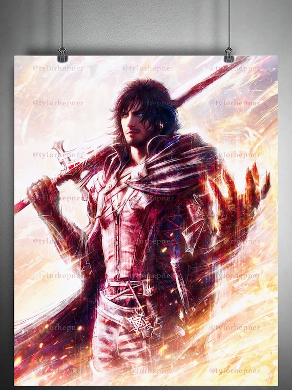 Final Fantasy XVI Clive- Limited Edition Fine Art Print -FFXVI