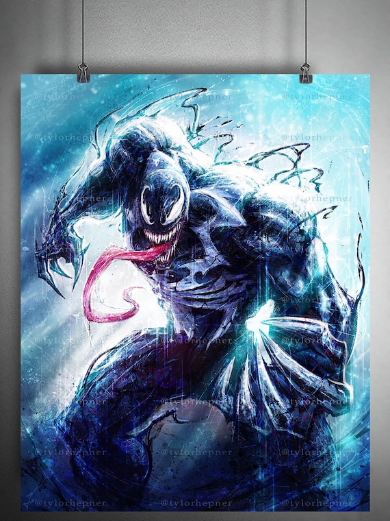 ヴェノム限定版ファインアートプリント - ヴェノムポスター - Etsy 日本