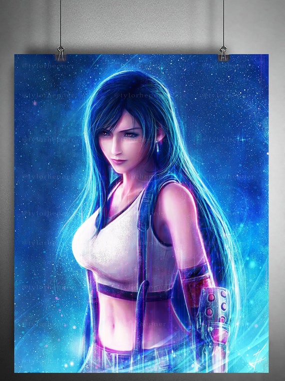 Final Fantasy VII Remake Limited Edition Fine Art Print FF7 Poster