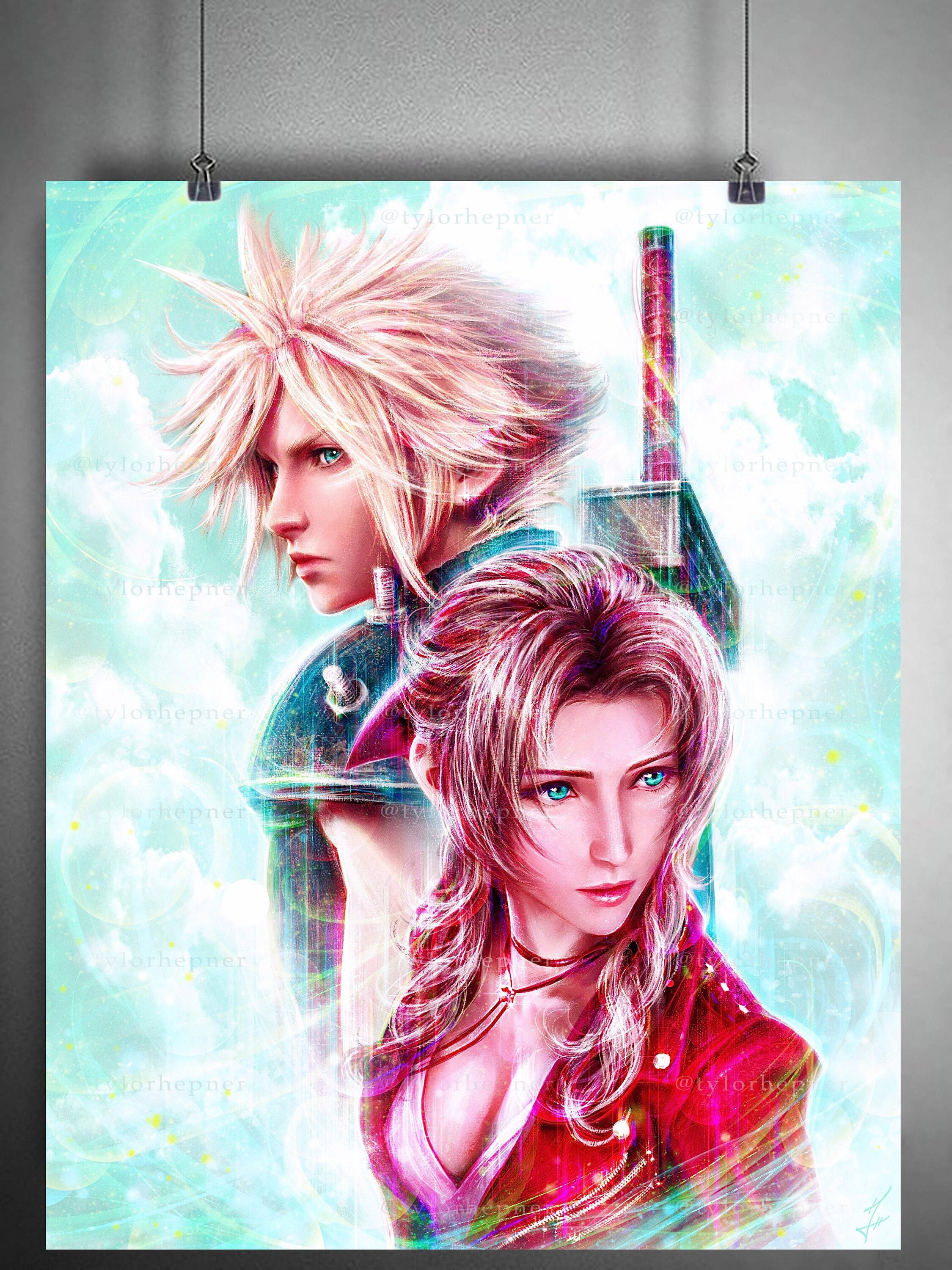 Final Fantasy VII Remake Limited Edition Fine Art Print FF7 Poster FF7  Rebirth 