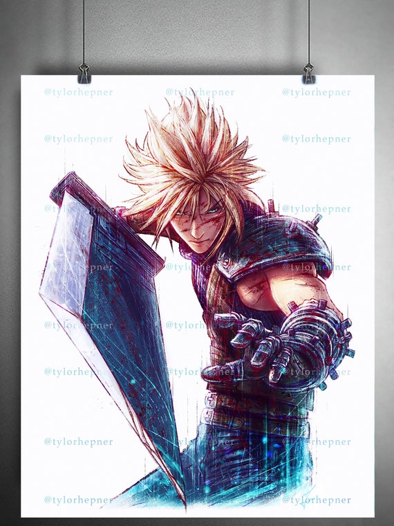 クラウド ファイナルファンタジー VII - 限定版ファインアート