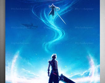 Final Fantasy VII - Edición Limitada - Póster de FF7 - Predicción de la portada de FFVII Parte 3