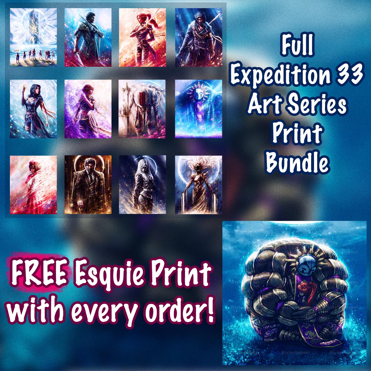 エクスペディション33アートシリーズプリントバンドル - 限定版