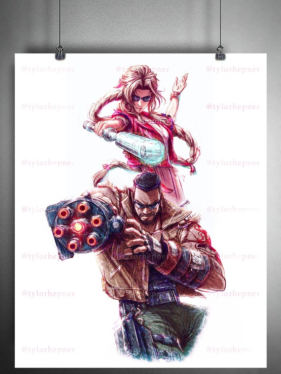 Sunglasses- Aerith and Barret Synergy -final Fantasy VII- Limited