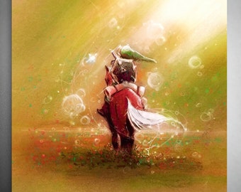 Zelda (Link and Epona) - Limited Edition Fine Art Print