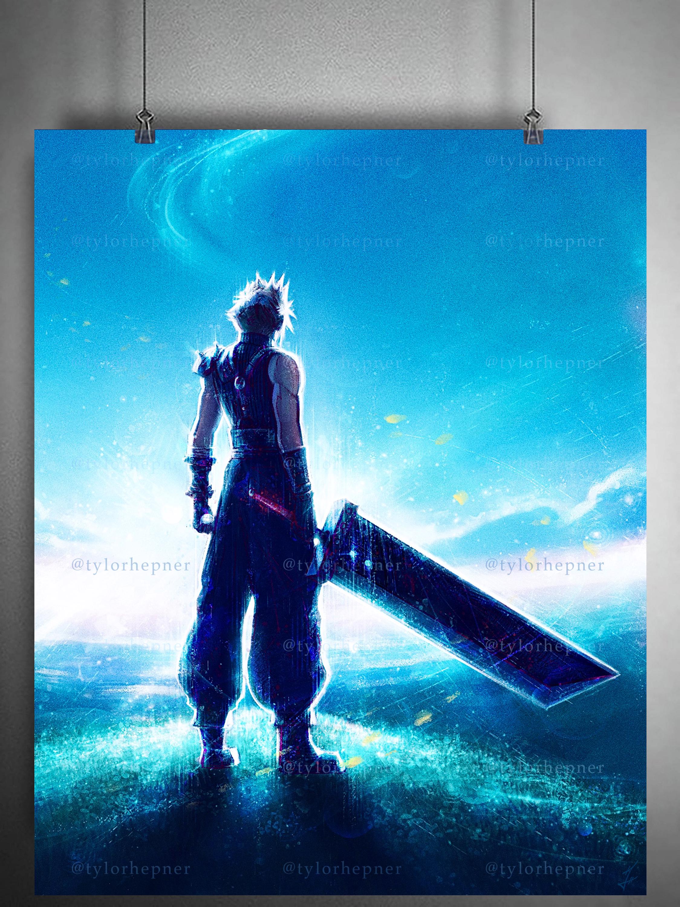 Return Final Fantasy VII - Limited Edition Fine Art Print -FF7