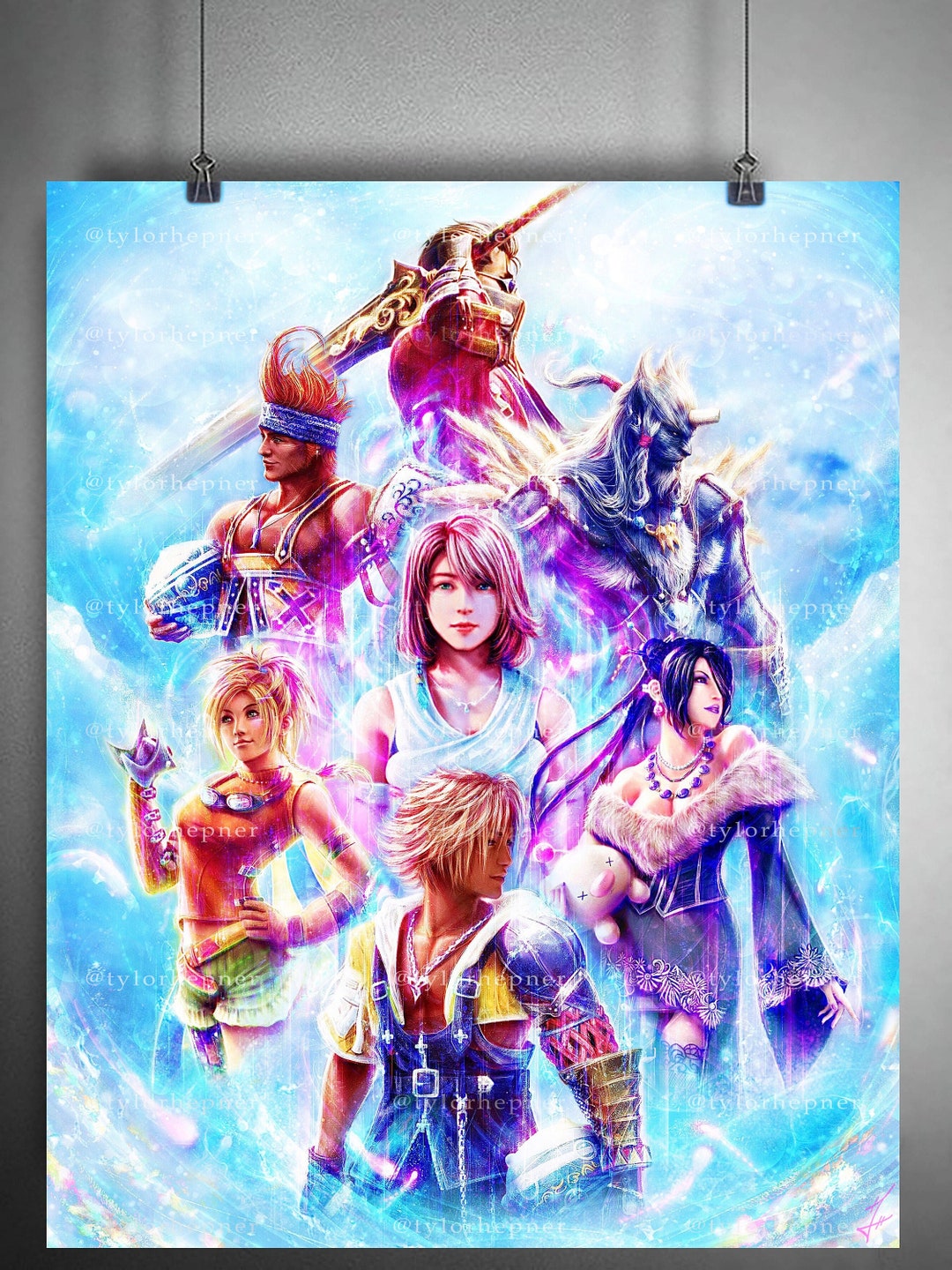 Final Fantasy X Limited Edition Fine Art Print FFX Poster -  Norway