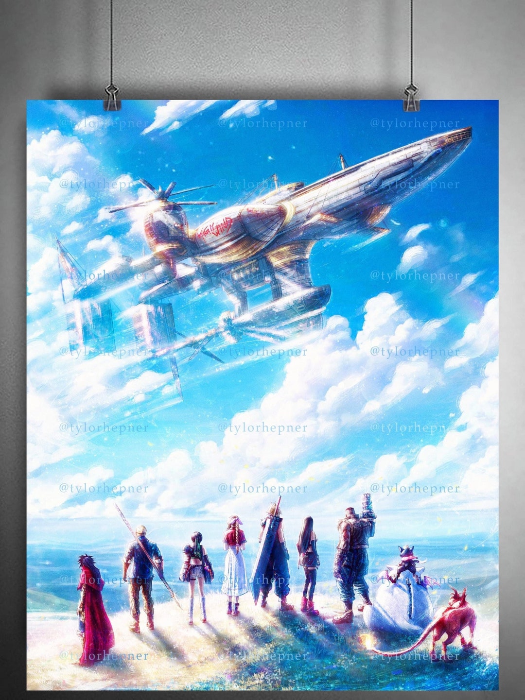 The Highwind Final Fantasy VII Rebirth - Limited Edition Fine Art