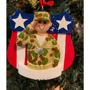 ARMED FORCES CAMO - Military camo-Army ornament