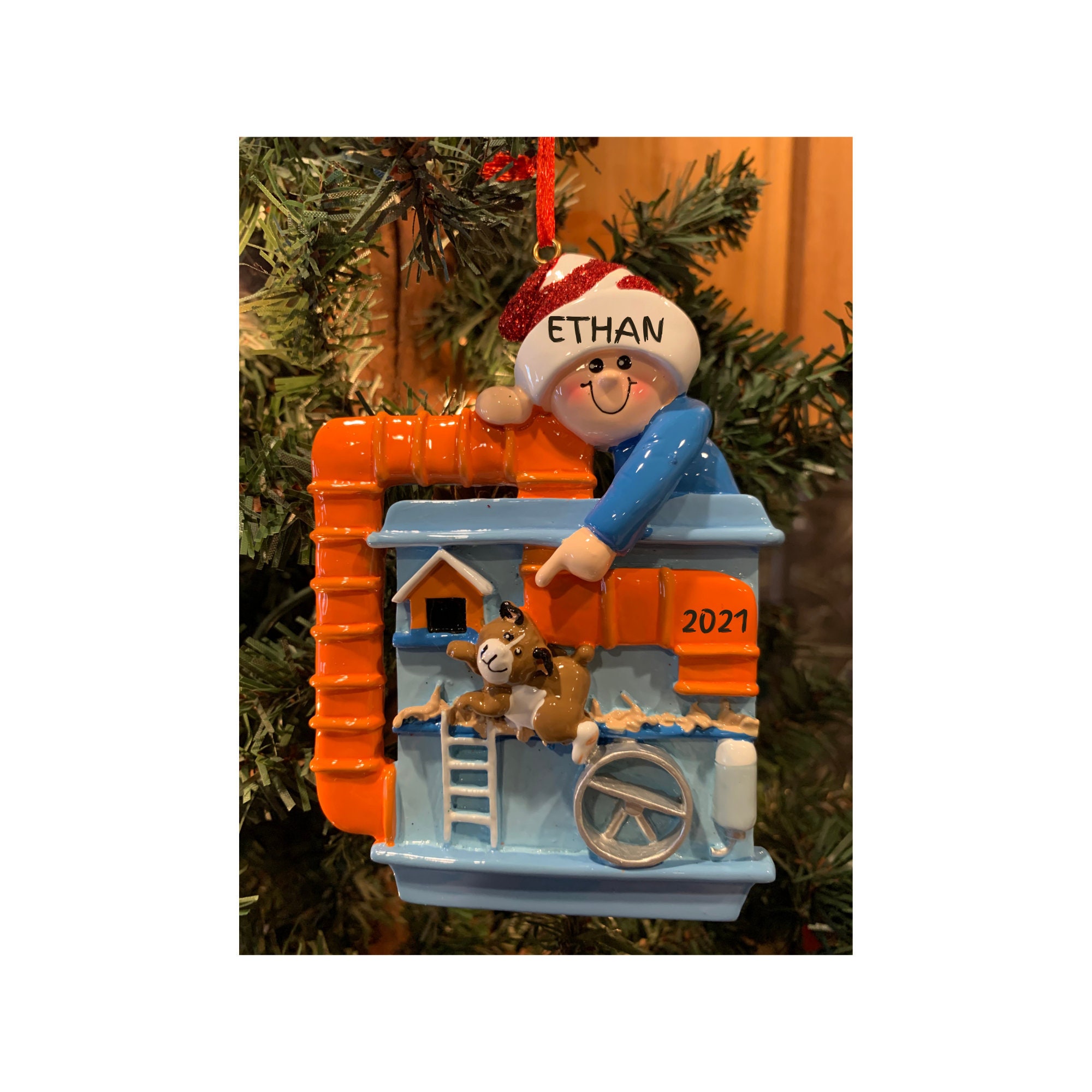 hamster ornament personalized