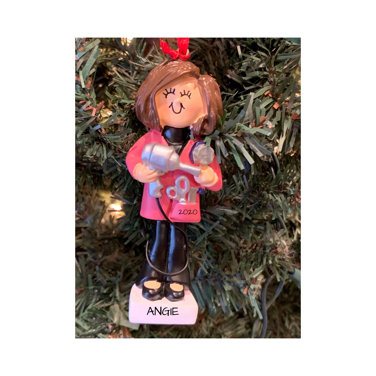 HAIRDRESSER Personalized Hairdresser Christmas Ornament Etsy UK