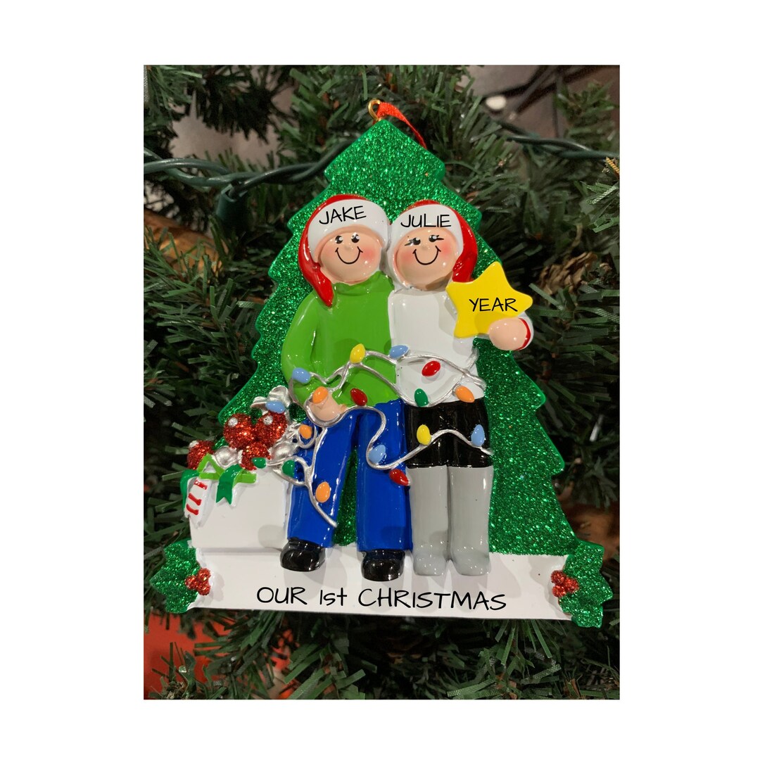 Personalized Couple Ornament-couple Decorating Tree-personalized ...
