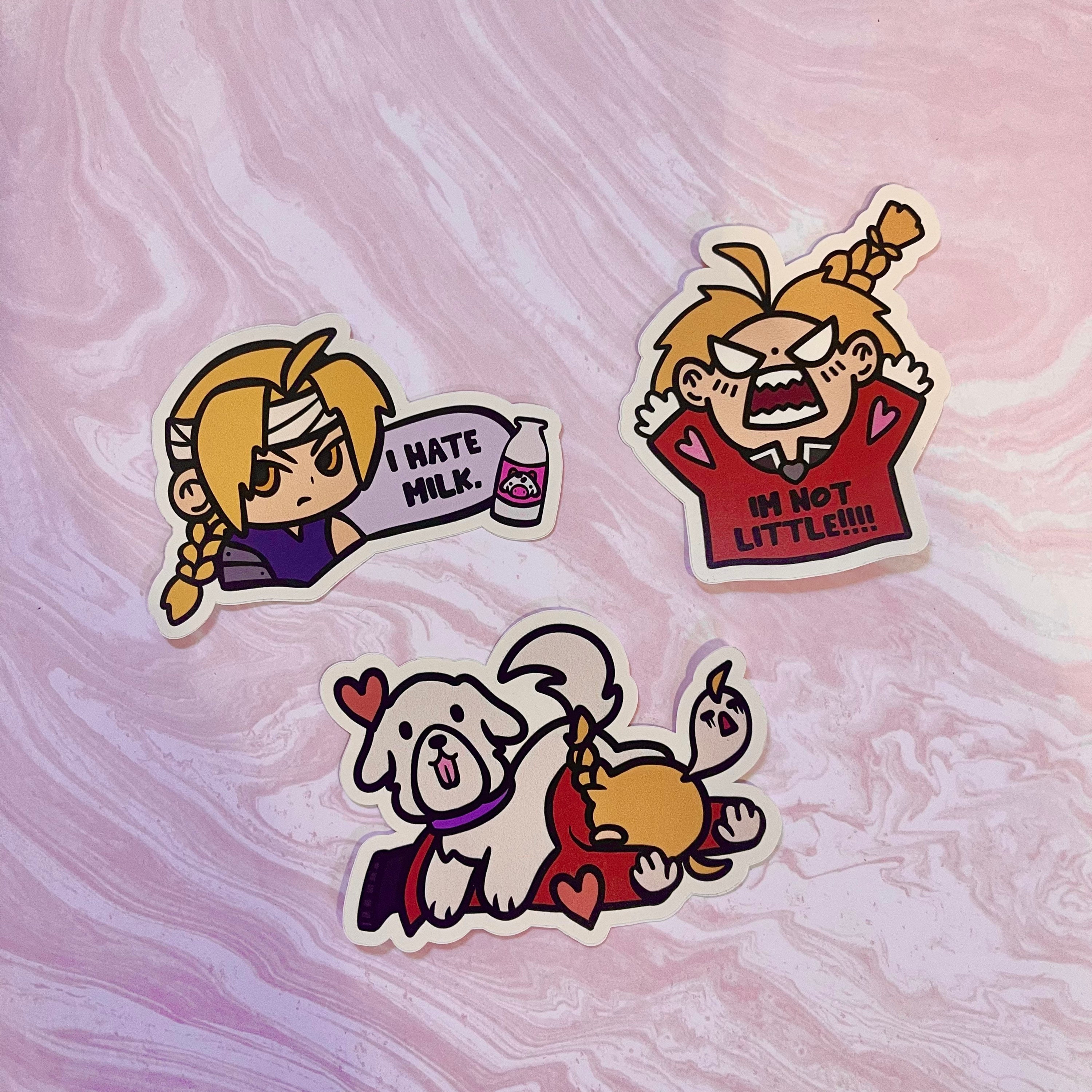 Edward Elric Manga Panel Sticker for Sale by yana47