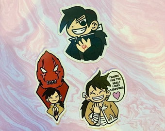 Autocollants Greed et Ling (Pack de 3)