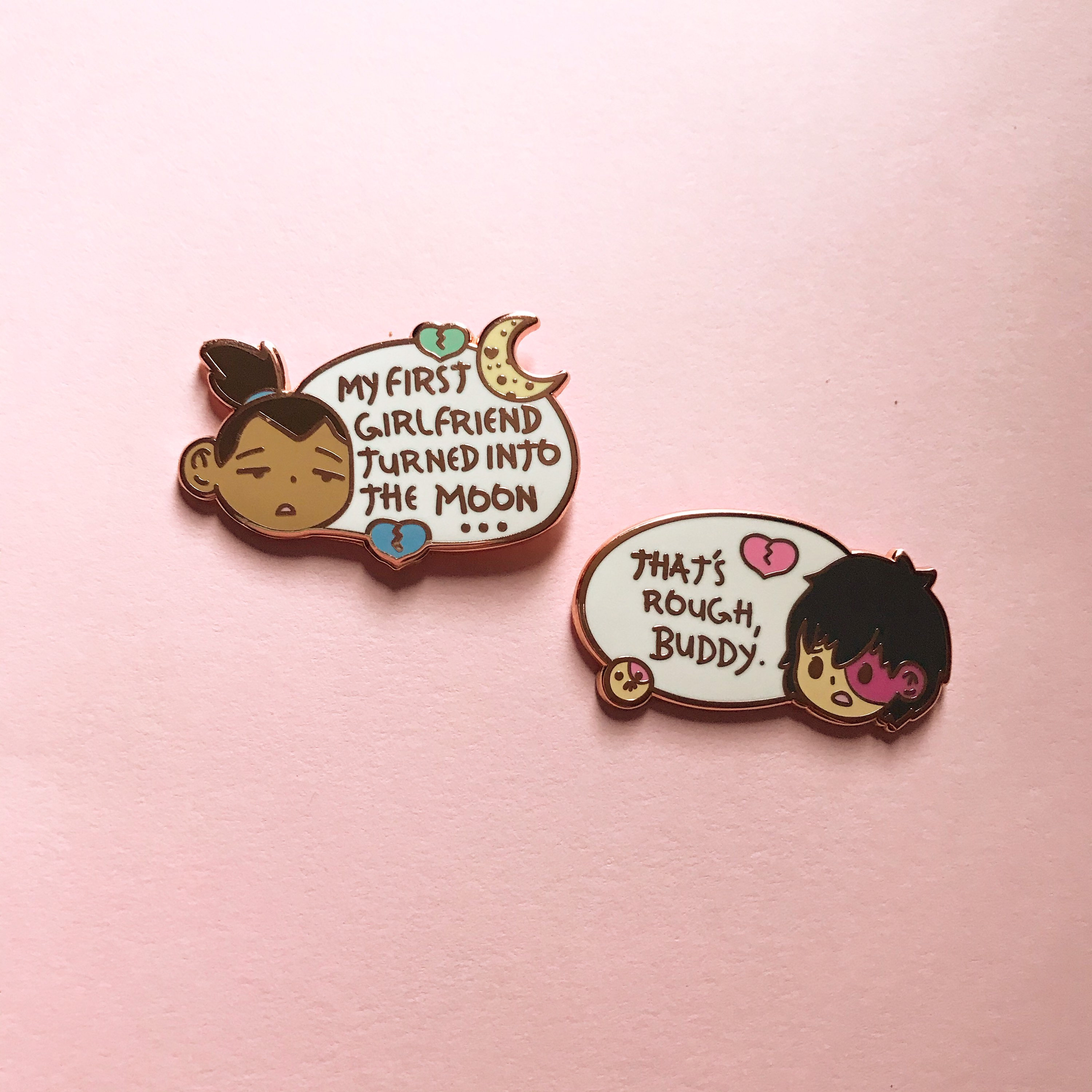 Sokka and Zuko Enamel Pin Set