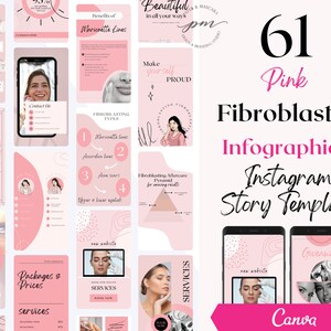 Plasma Pen Instagram Story Templates, Editable Fibroblasting Social Media Posts, Plasma Pen Instagram Story