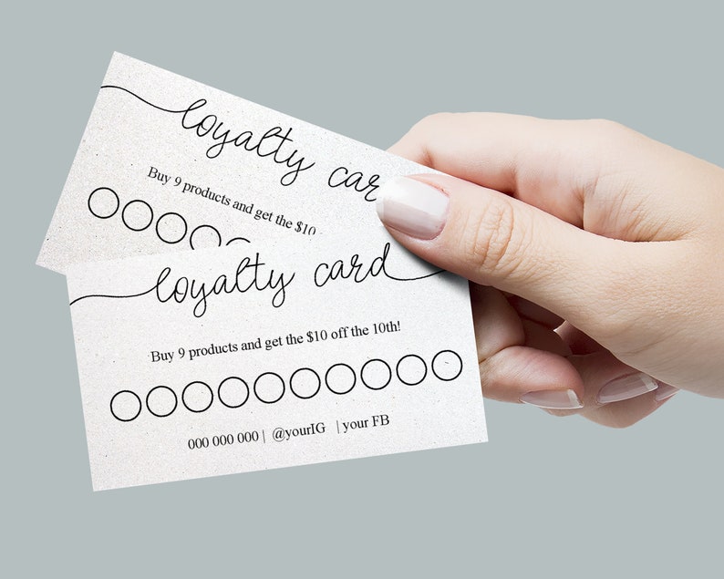 Customer Loyalty Card Template - Il 794xN.2058294903 Sosz 