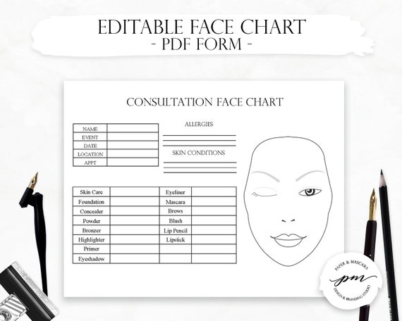 Face Chart Paper