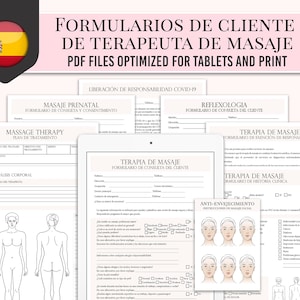 Massage Therapist Client Forms, Massage Consent Forms, Massage Client Intake Form, Massage Business