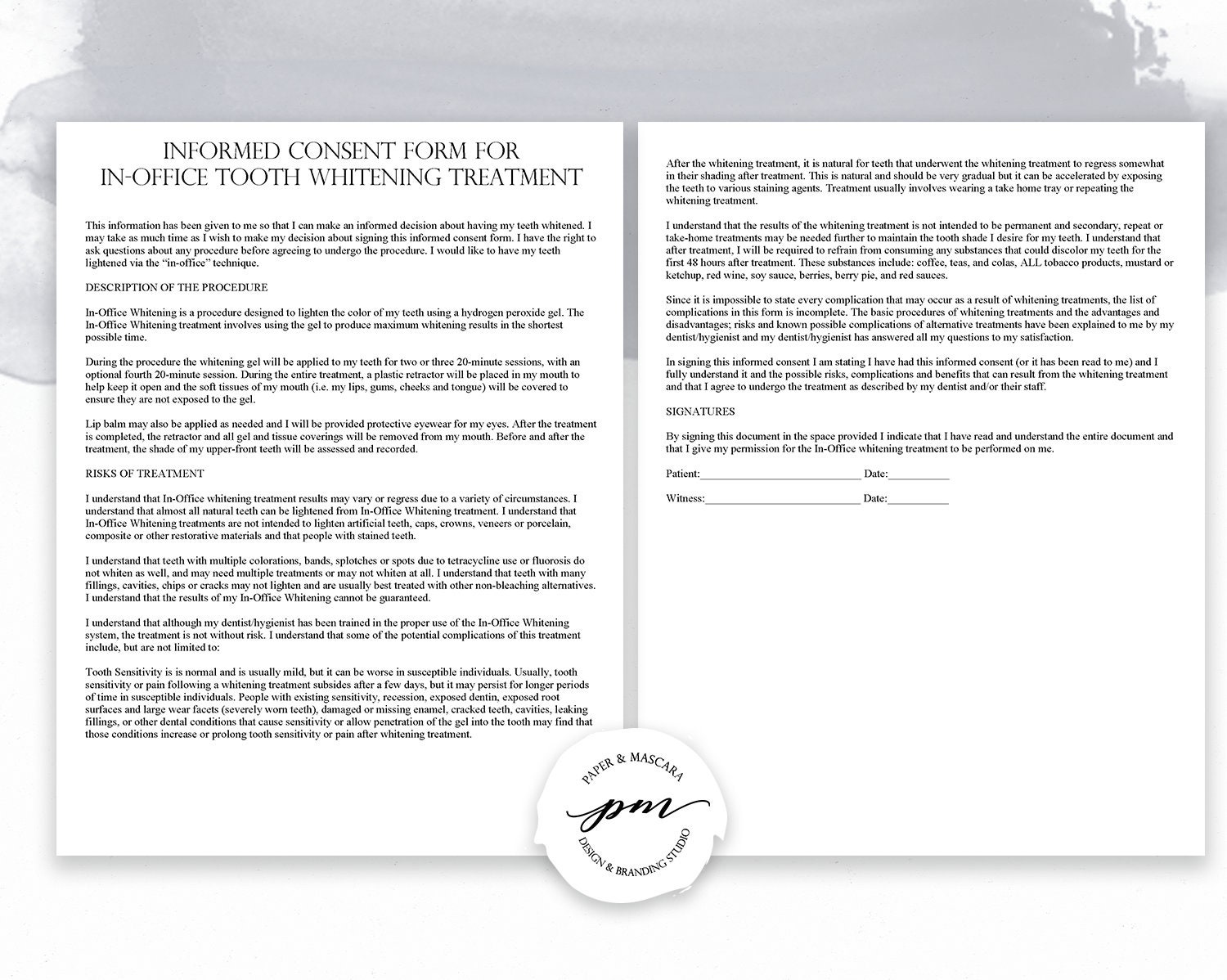 [31+] Teeth Whitening Consent Form Sample Consent Whitening Zoom Tooth