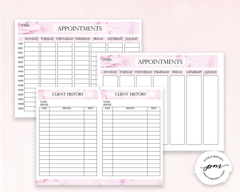 Esthetician Business Planner, Editable Skin Care Consultation Form, Facials Client Intake Form, Facials Esthetician Forms image 6