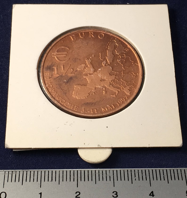 1997 Messe Token Europa Woche Uncirculated