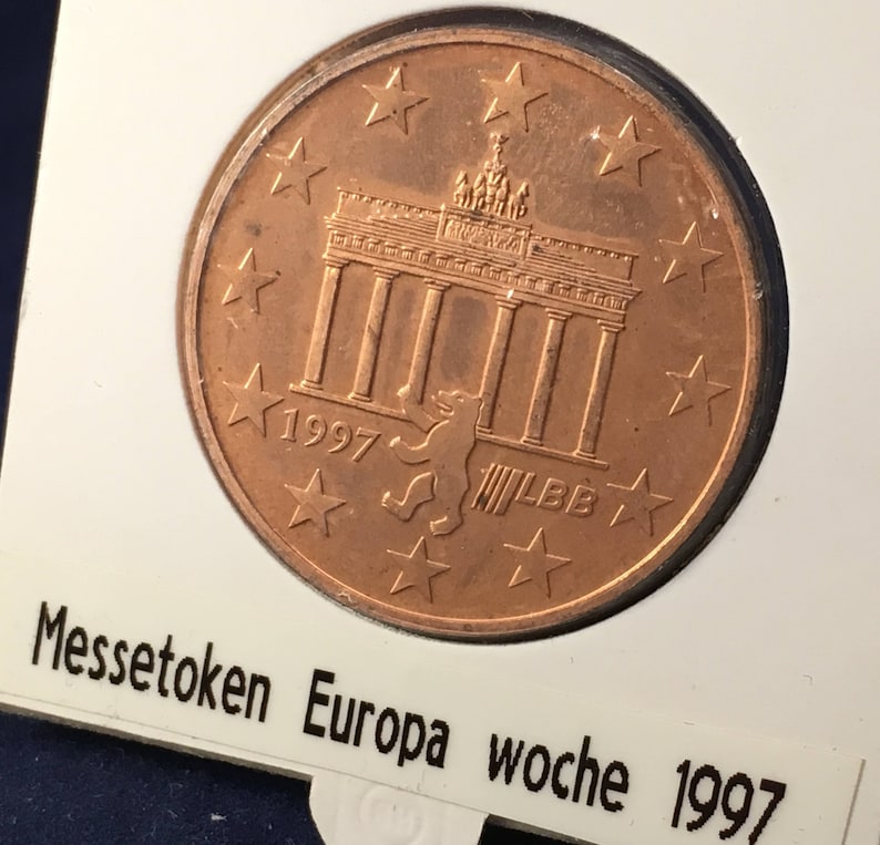 1997 Messe Token Europa Woche Uncirculated