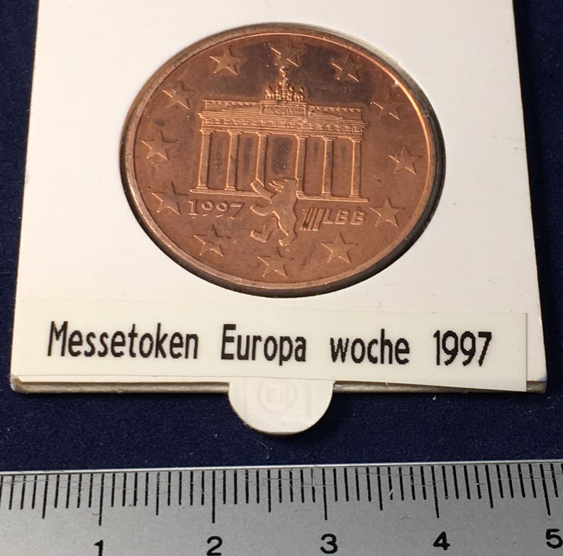 1997 Messe Token Europa Woche Uncirculated