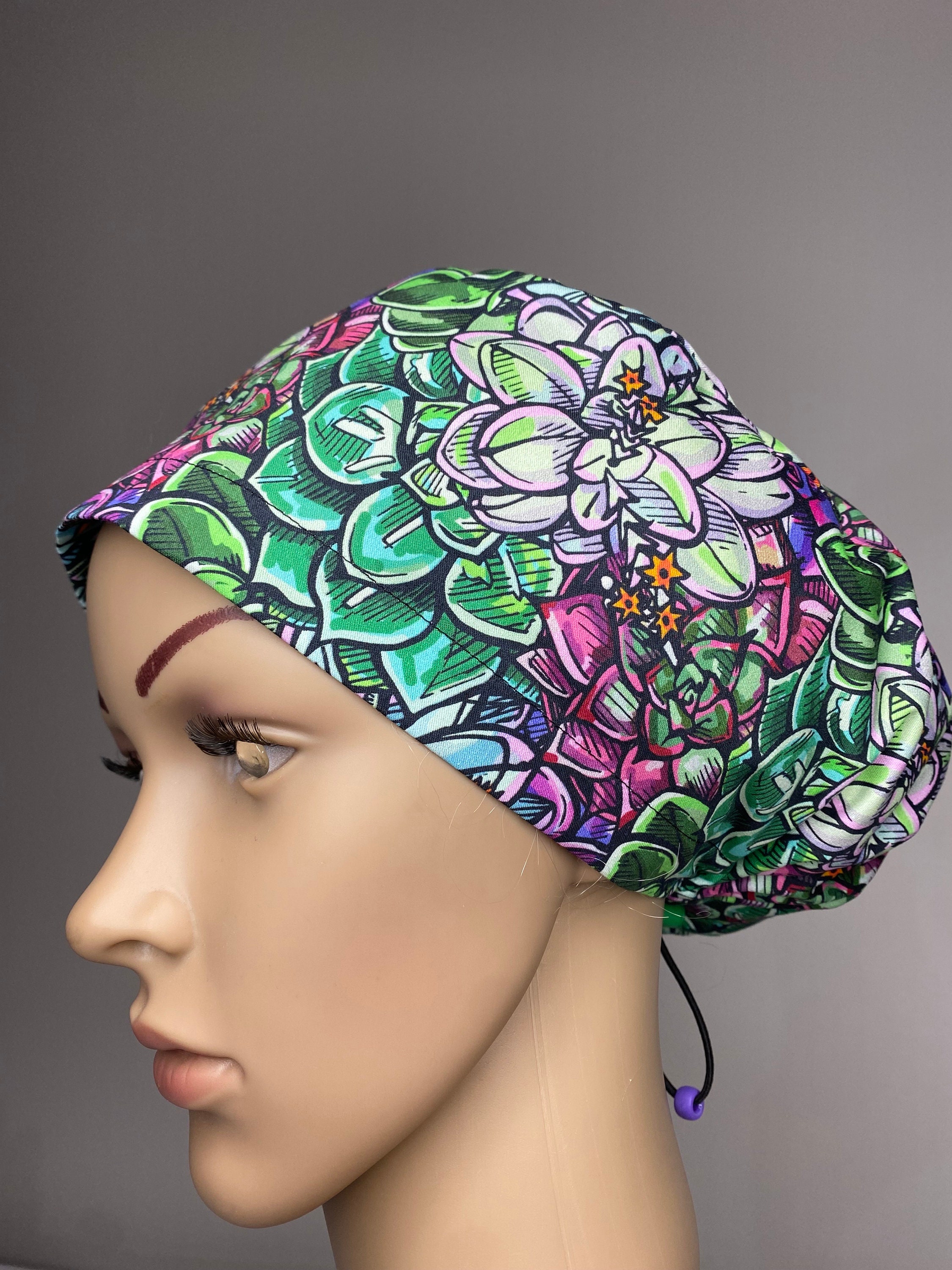 succulent scrub cap