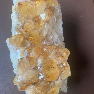 Large Premium High Grade Citrine Raw Druzy Cluster Piece 1169g L15xW9xH7.5cm