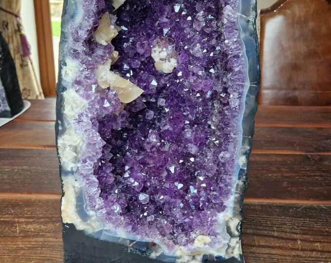 Amethyst Geode Crystal Cave – Large Terminations, Goethite Inclusions ...