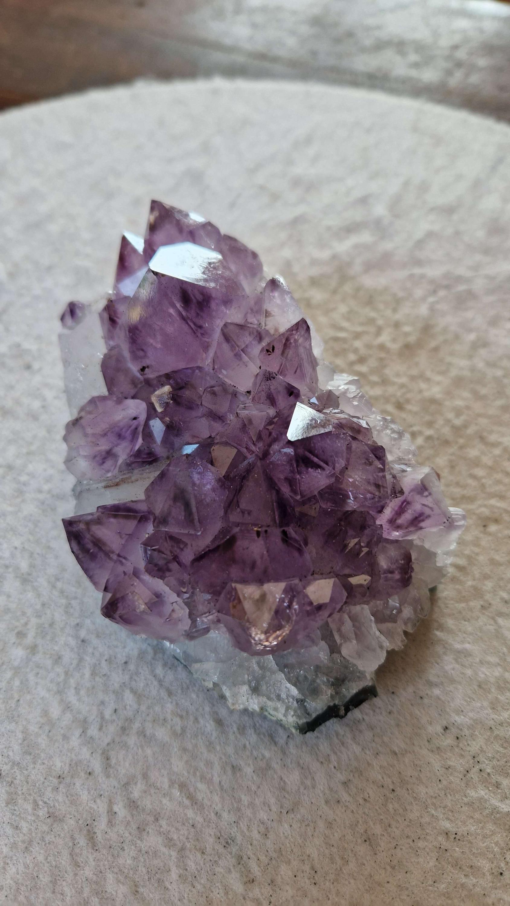 プレミアムハイグレードアメジストドゥルージークラスターピース 173
